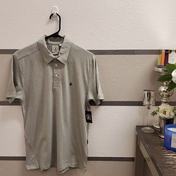 NWT Mens Volcom Polo Shirt Sz S - Picture 1 of 3
